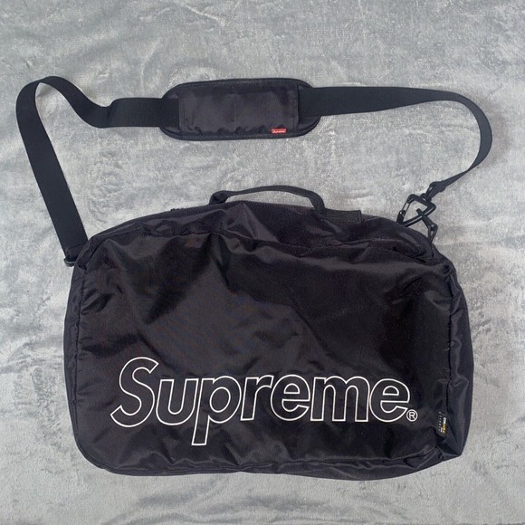 Cordura Supreme Fw19 Waist Bag Black 19AW SUPREME Cordura Nylon